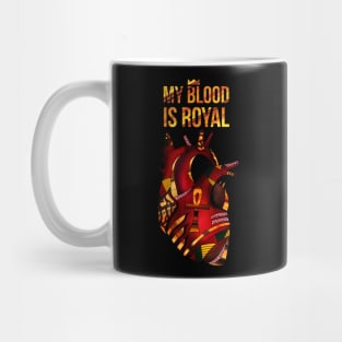 Melanin Heart - My Blood Is Royal Mug